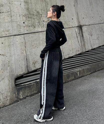 ラインパールデニムパンツ
