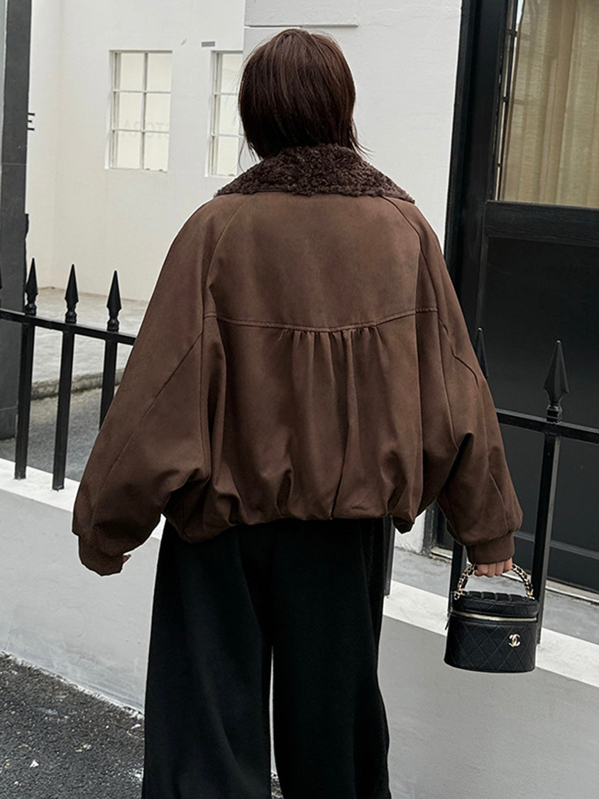 ボアカラージャケット