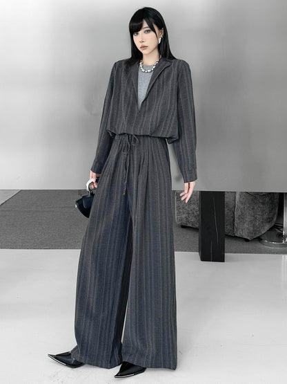 Mesh stitch top and skirt