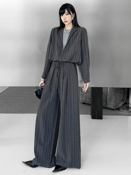 Mesh stitch top and skirt