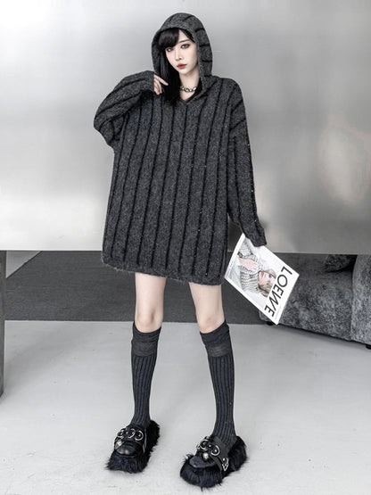 Mesh stitch top and skirt