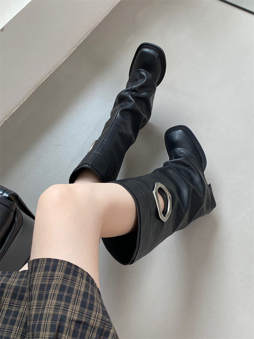 オーバルリングミドルブーツ