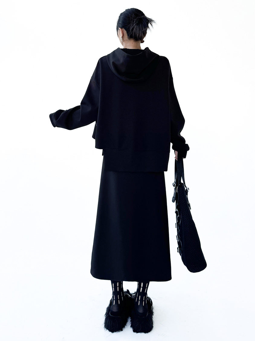 ダイアゴナルジップフーディー＆ジップスリットスカートシリーズ