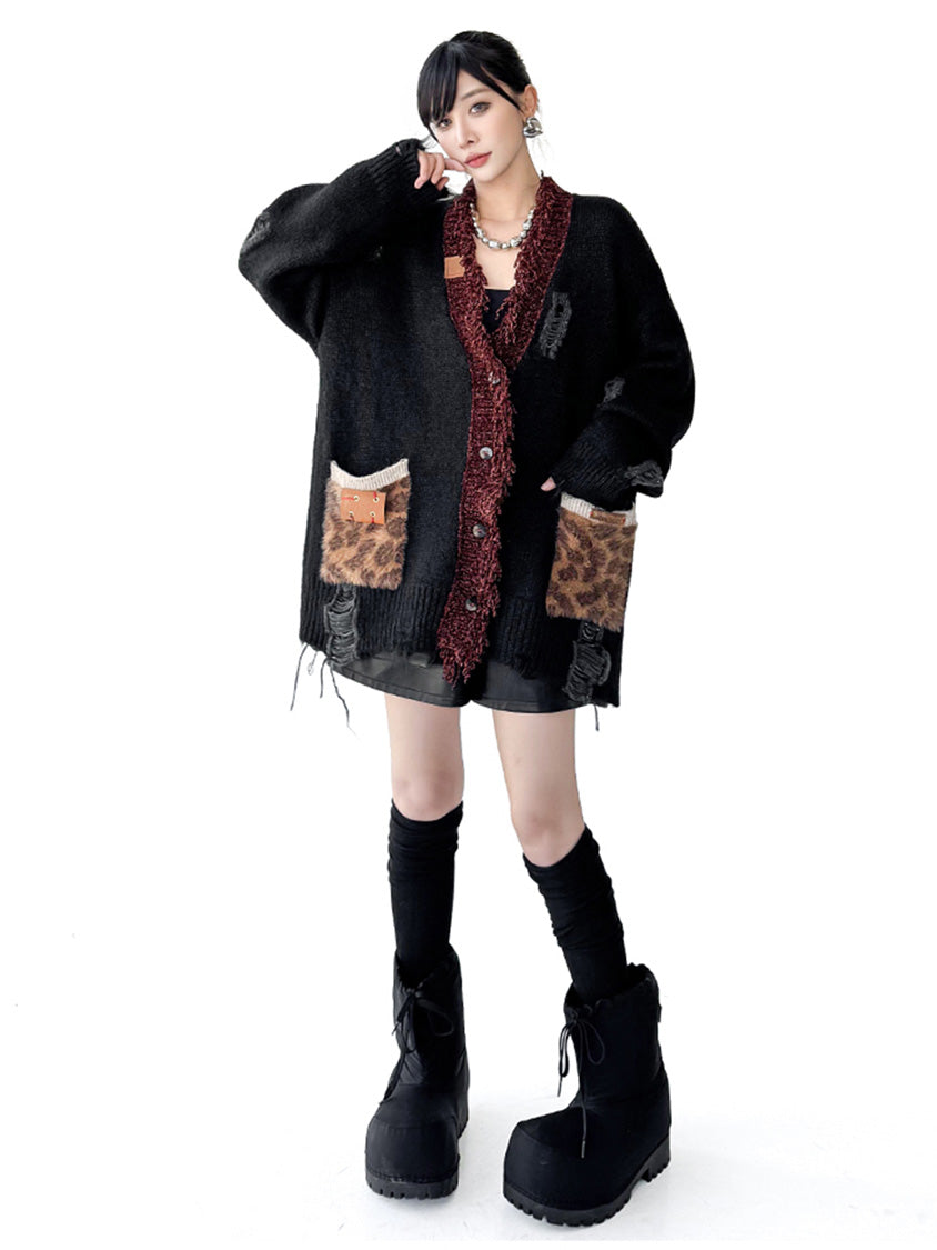 Mesh stitch top and skirt