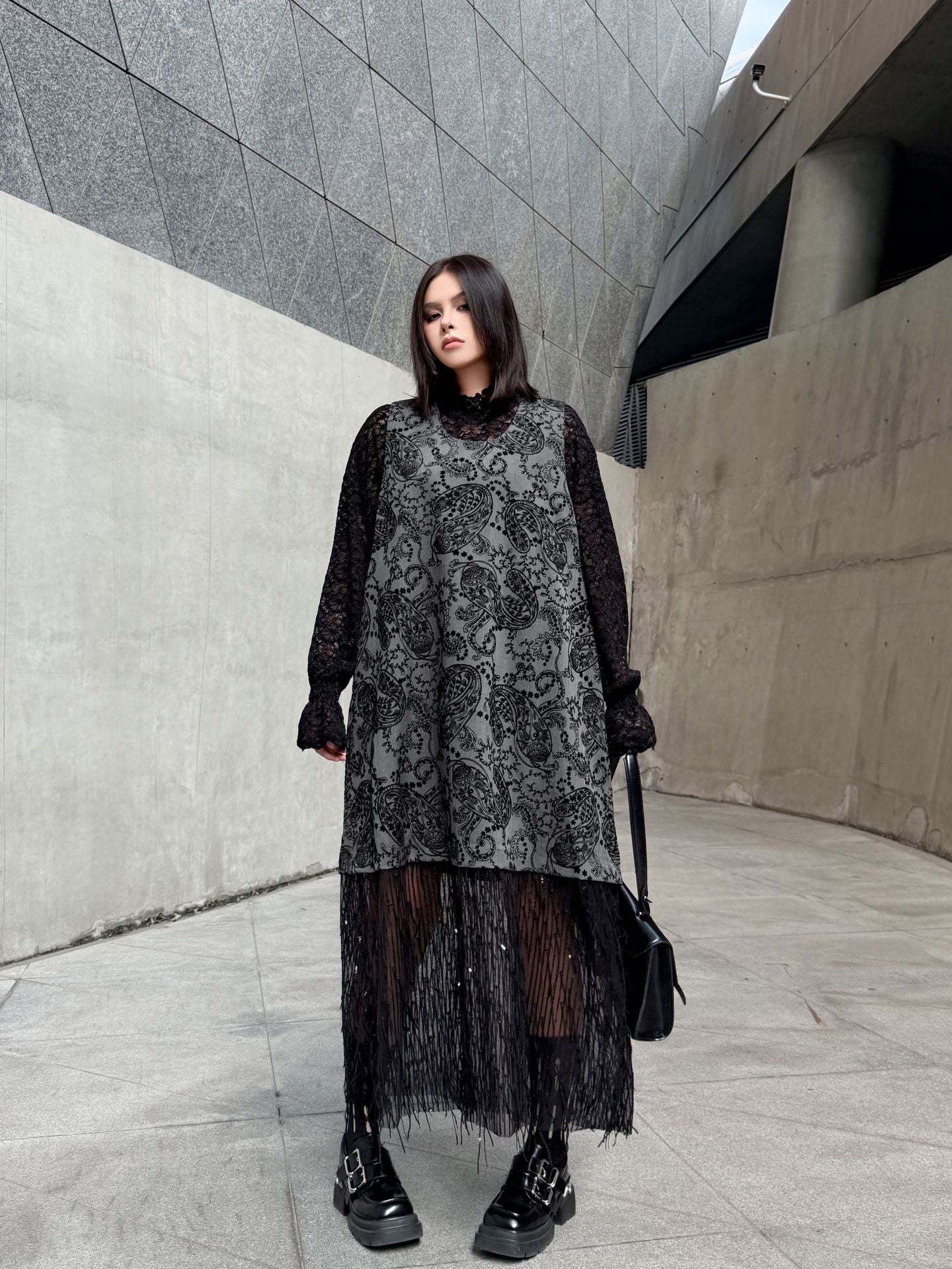 エンブロイダリーフリンジドレスシリーズ