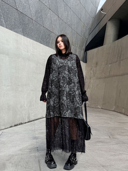 エンブロイダリーフリンジドレスシリーズ