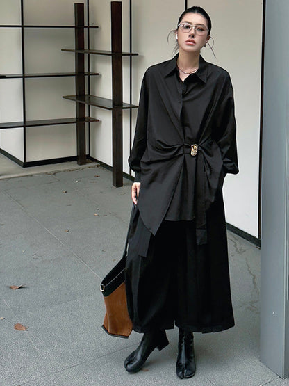 ツイストバックルブラウス