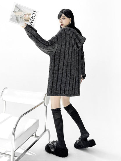 Mesh stitch top and skirt