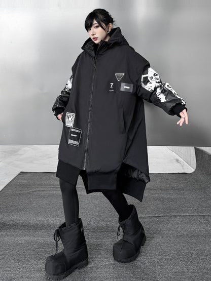 グラフィックスリーブジップジャケット