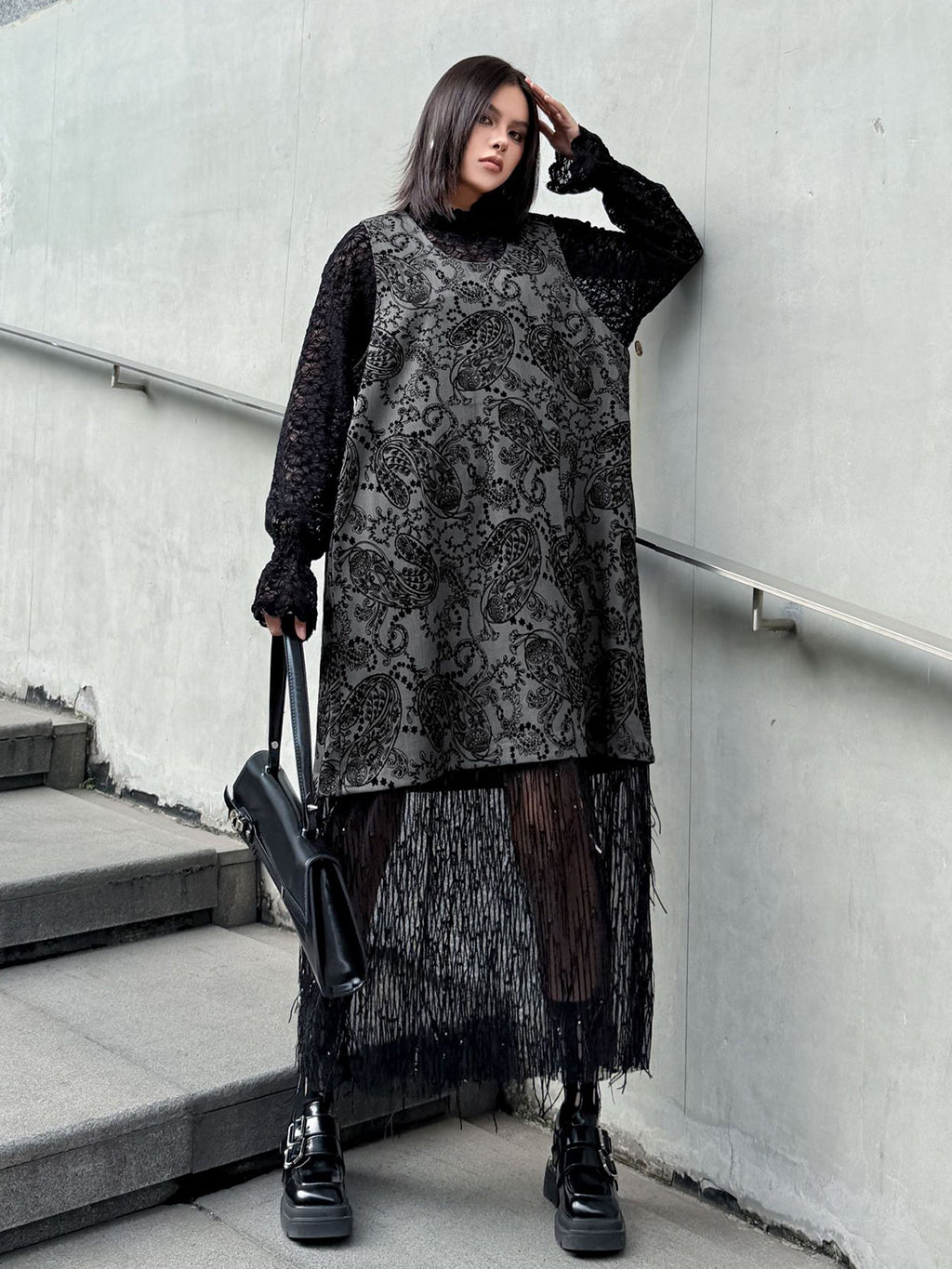 エンブロイダリーフリンジドレスシリーズ