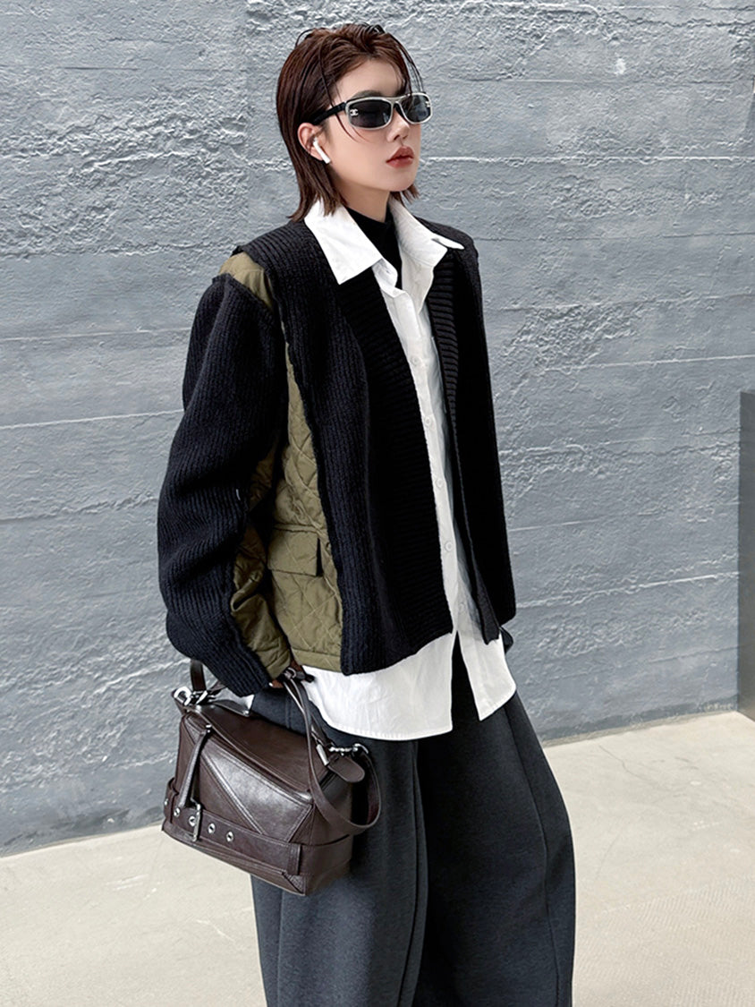 キルトコンビニットジャケット