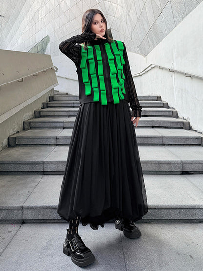 グリーンストラップベスト＆メッシュスカートシリーズ