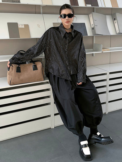 ドレープバルーンワイドパンツ