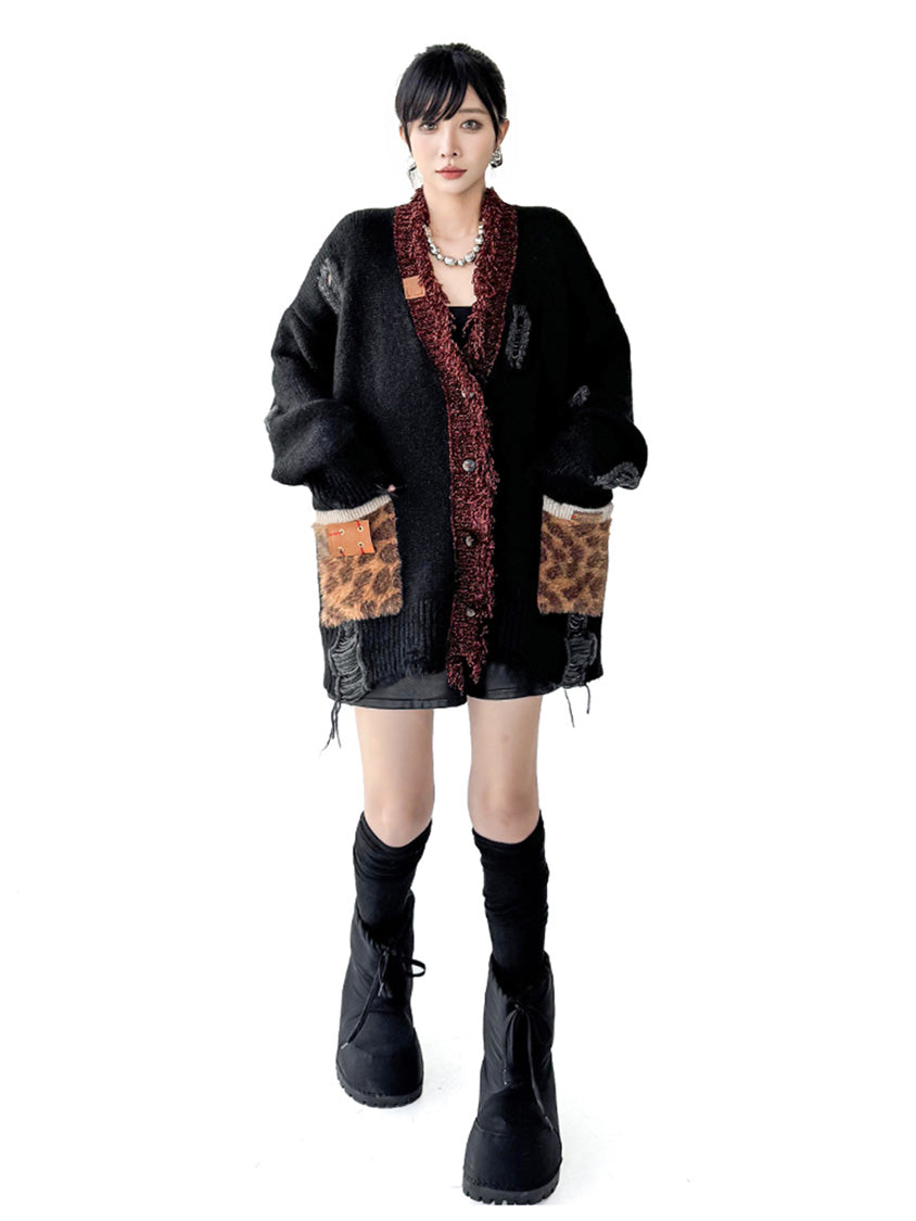 Mesh stitch top and skirt