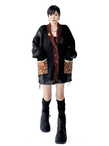 Mesh stitch top and skirt