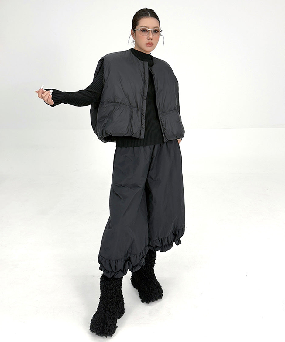 パデッドショートジャケット＆ボリュームパンツシリーズ