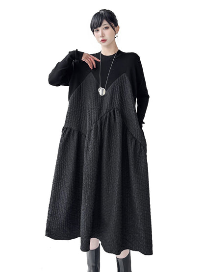 Mesh stitch top and skirt