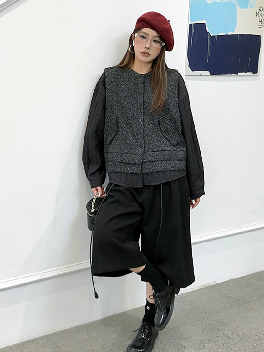 ミックステクスチャープレーントップ