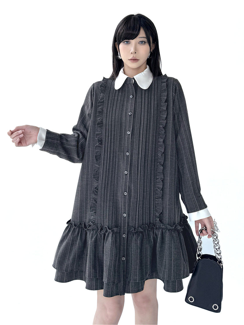 Mesh stitch top and skirt