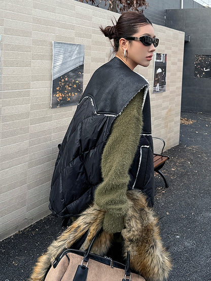 キルトボリュームベストジャケット