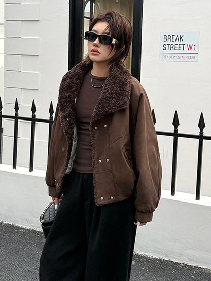 ボアカラージャケット