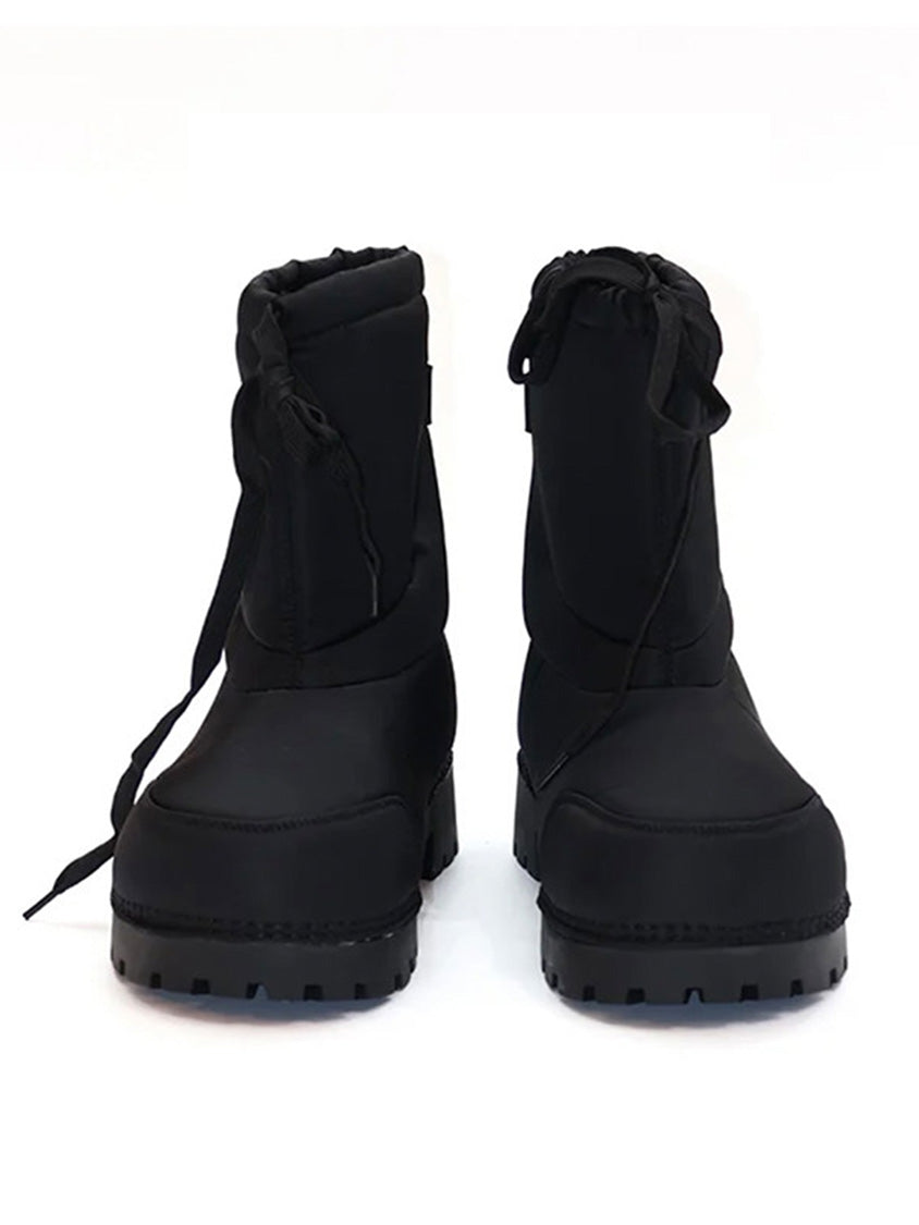 ドローストリングボリュームブーツ