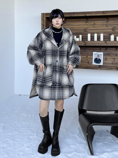 Scarf tie blouse and denim pants series 