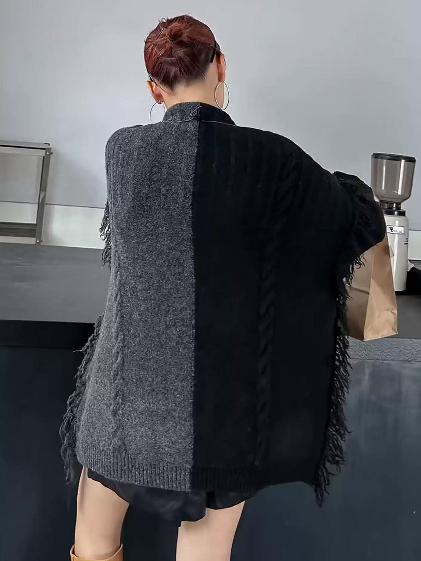 Mesh stitch top and skirt
