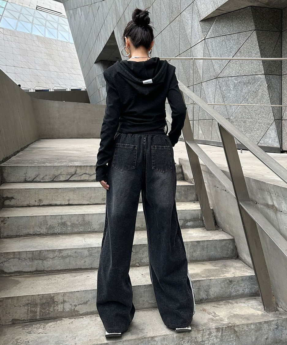 ラインパールデニムパンツ