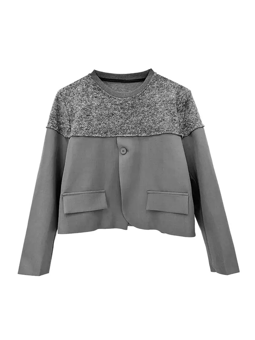 Mesh stitch top and skirt