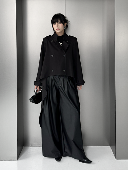 ドレープカットトレンチコート