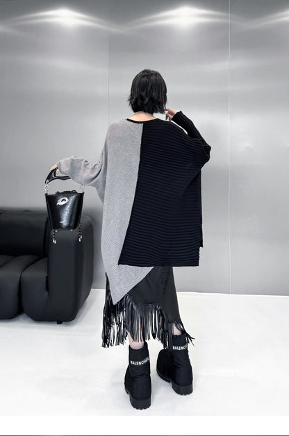 ツートンオーバーラップトップ