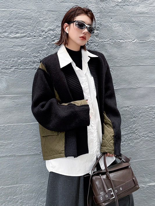 キルトコンビニットジャケット