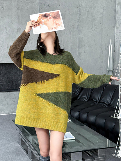 ジグザグフリンジセーター