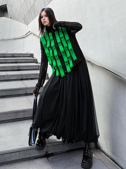 グリーンストラップベスト＆メッシュスカートシリーズ