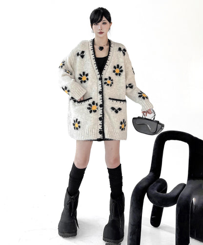 Mesh stitch top and skirt