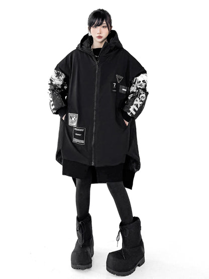 グラフィックスリーブジップジャケット