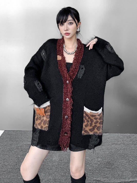 Mesh stitch top and skirt