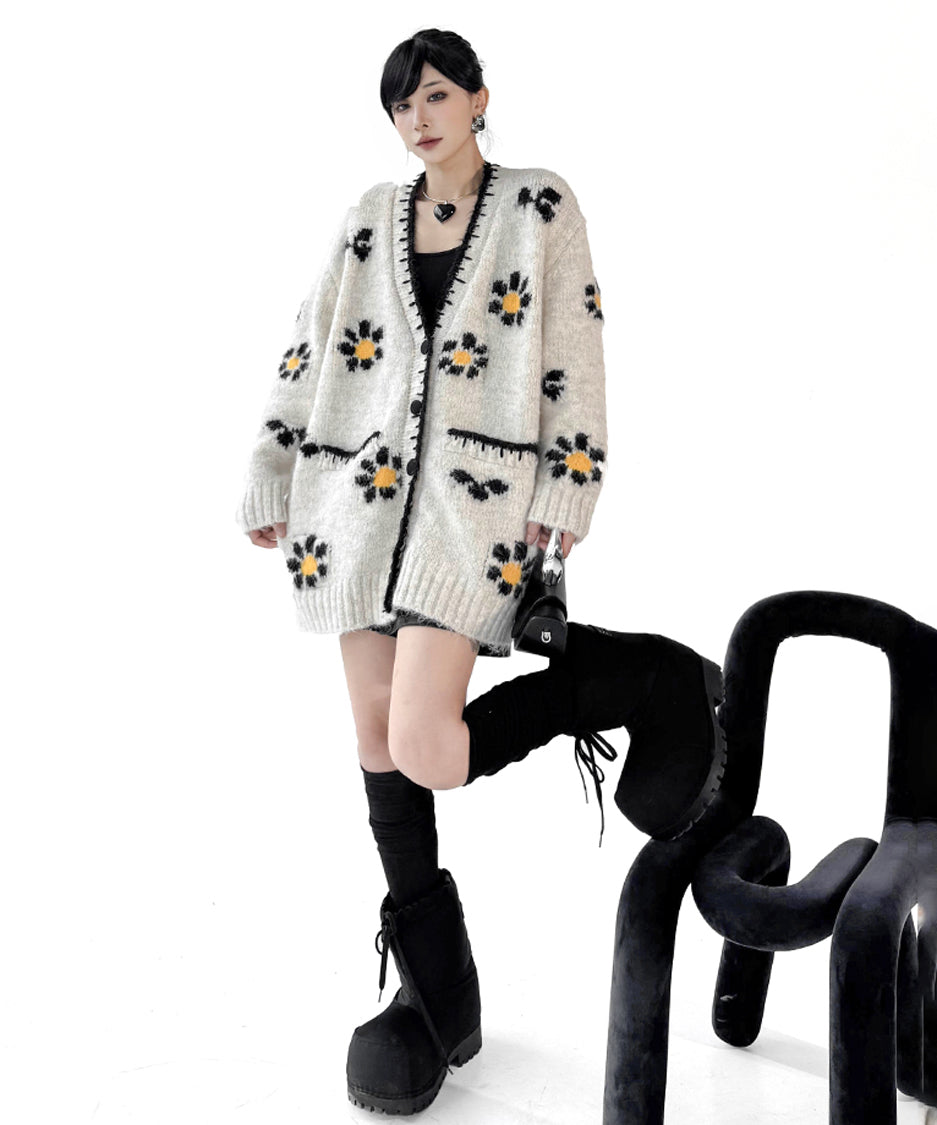 Mesh stitch top and skirt