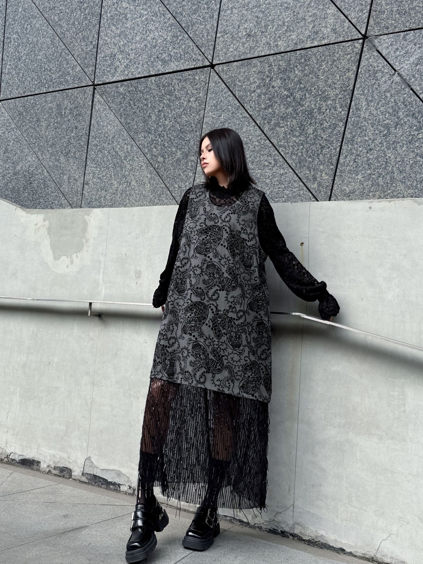 エンブロイダリーフリンジドレスシリーズ