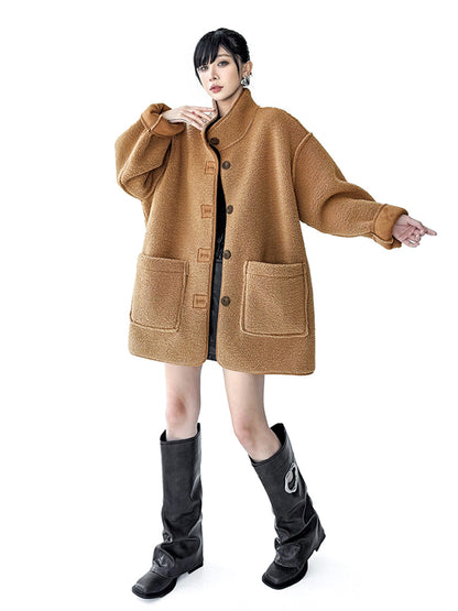 リバーシブルボアコート