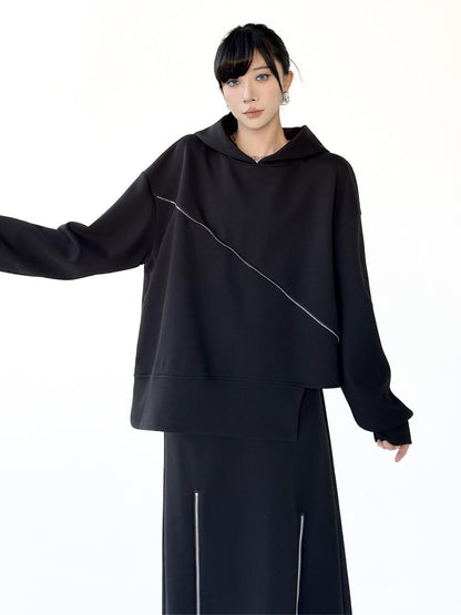 ダイアゴナルジップフーディー＆ジップスリットスカートシリーズ