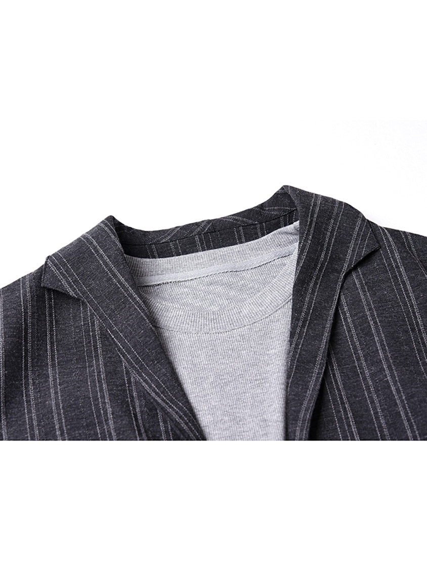 Mesh stitch top and skirt