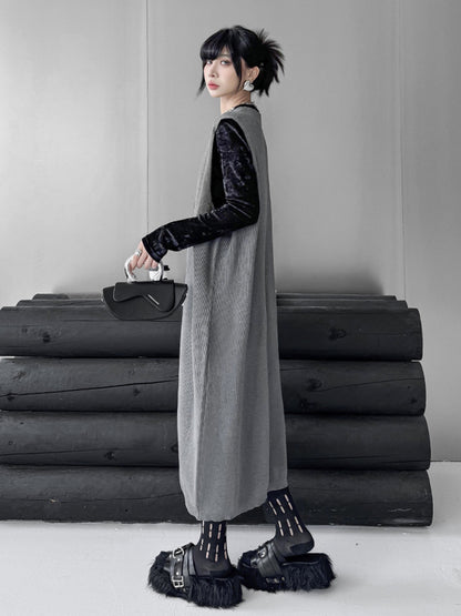 Scarf tie blouse and denim pants series 