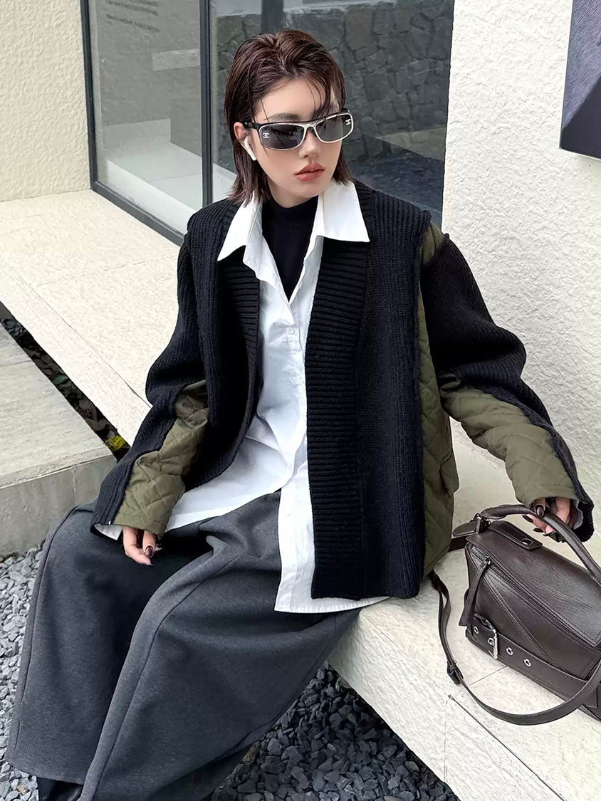 キルトコンビニットジャケット