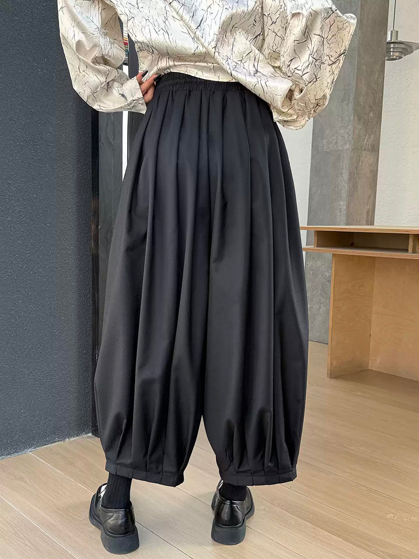 ドレープバルーンワイドパンツ