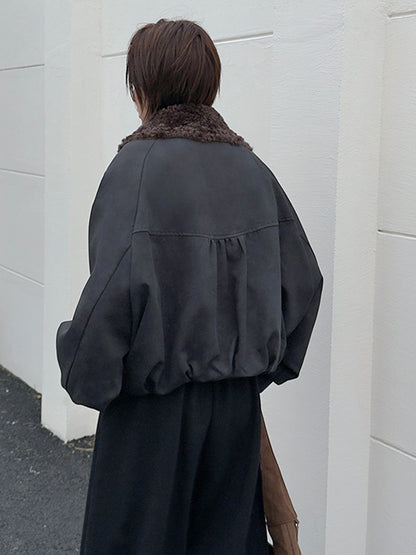 ボアカラージャケット