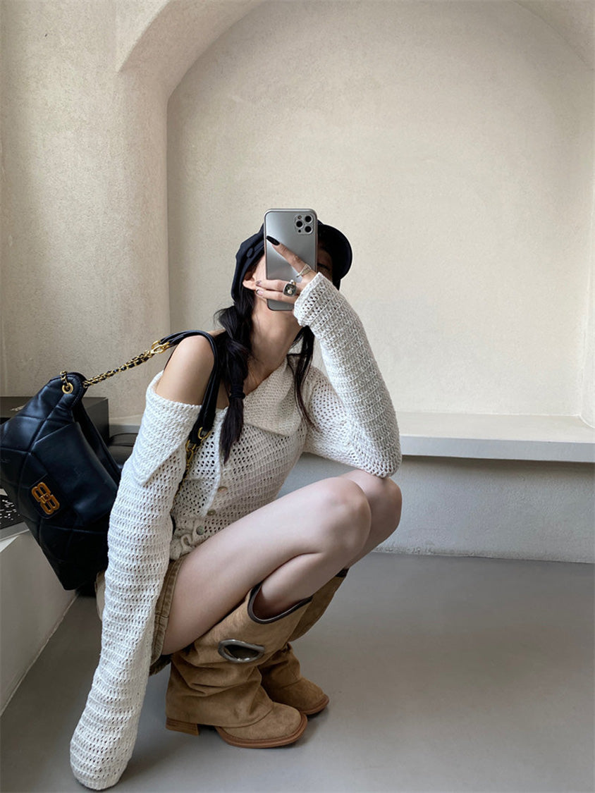 オーバルリングミドルブーツ