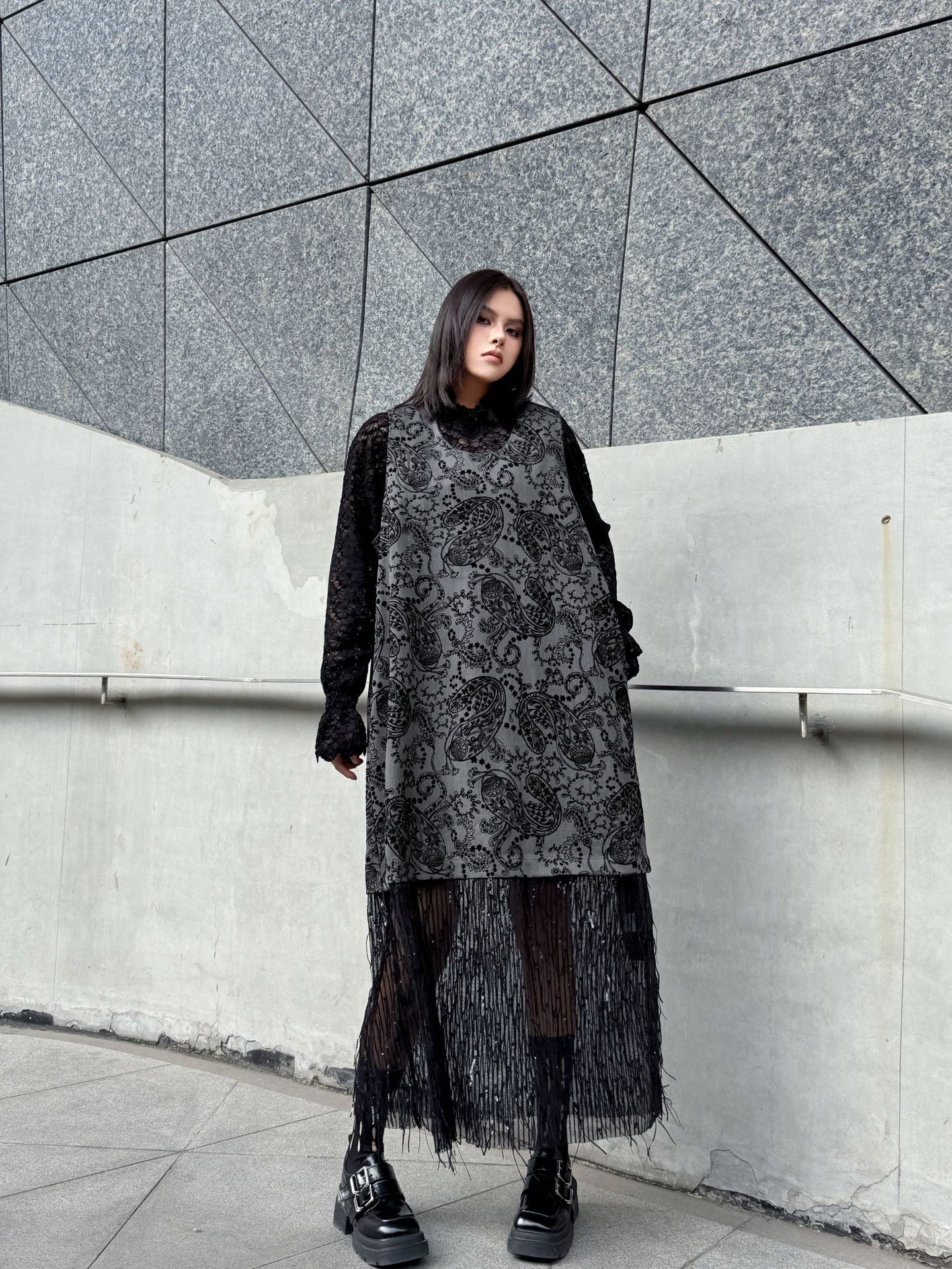 エンブロイダリーフリンジドレスシリーズ