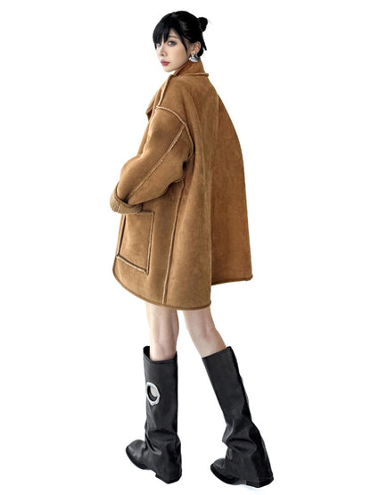 リバーシブルボアコート